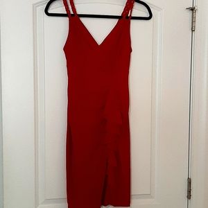 Cache red cocktail dress Size 0
